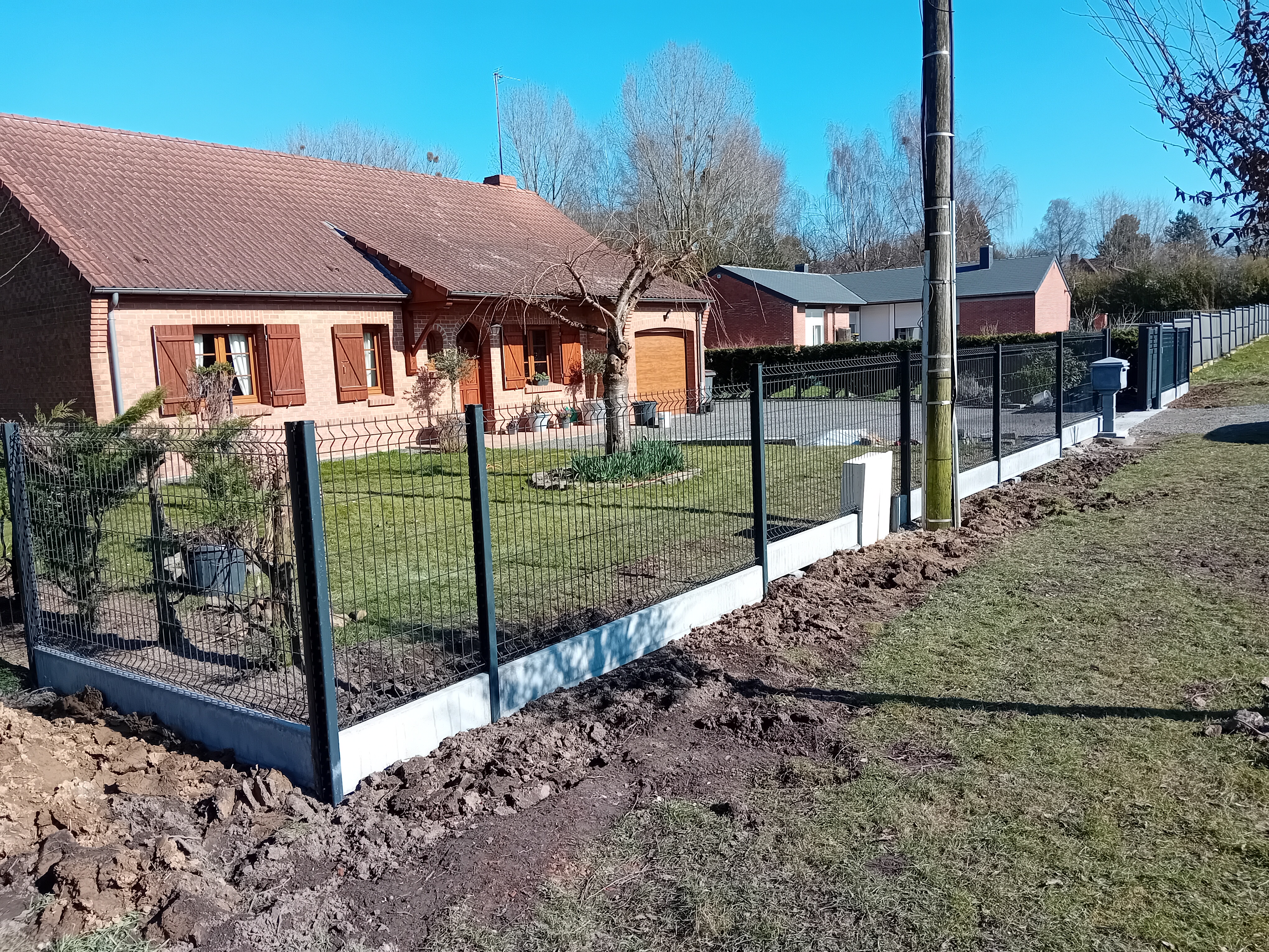 Pose de clôtures Le Quesnoy